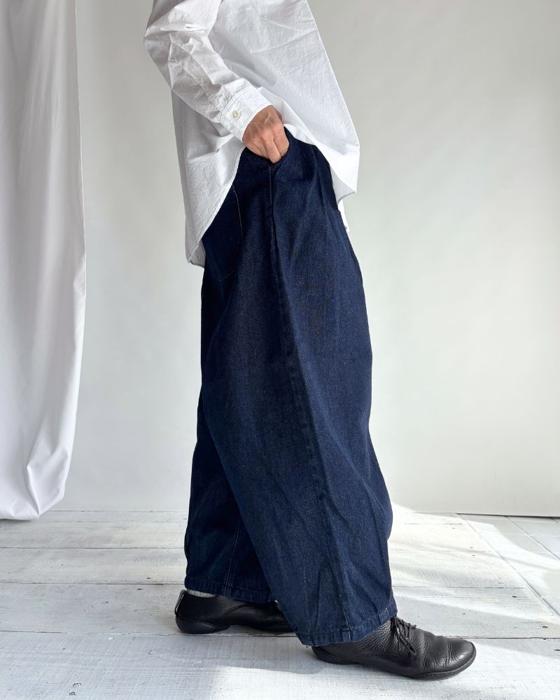 Hem Design Cocoon Silhouette Denim 'SAFY' in OneWash