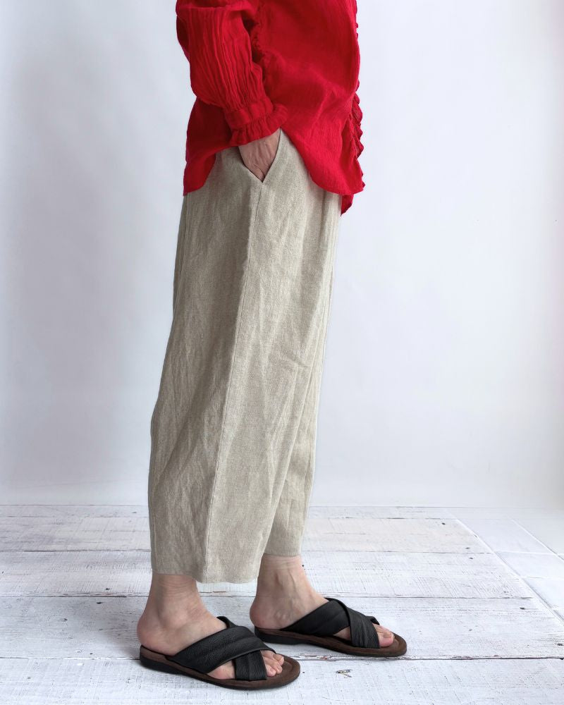 Egg Pants (LINEN) in Flax