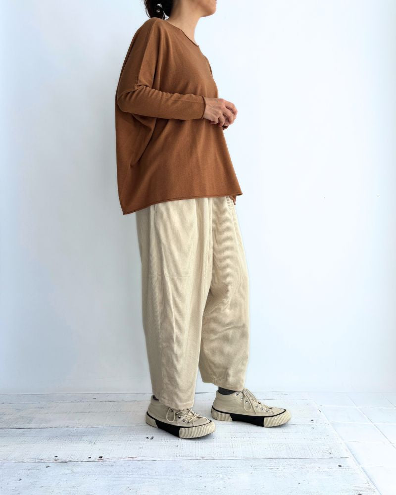 5-Color T-Line Pullover in Camel