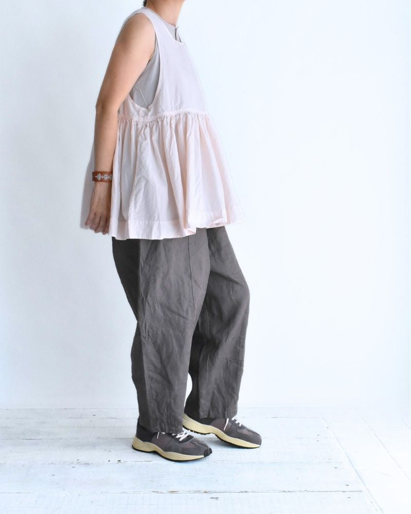 Sleeveless Gathered Top in Pink