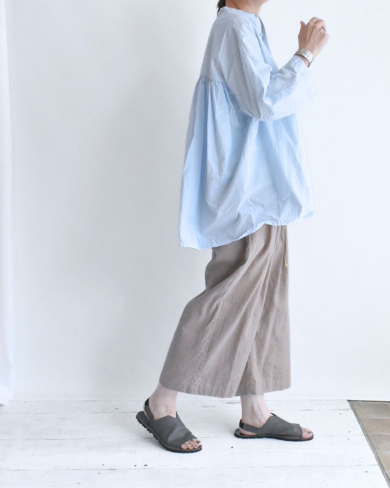 Gathered Blouse in Blue