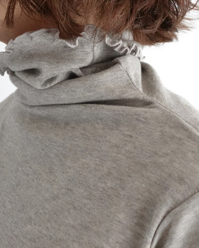 Yak Turtleneck Pullover in Greige