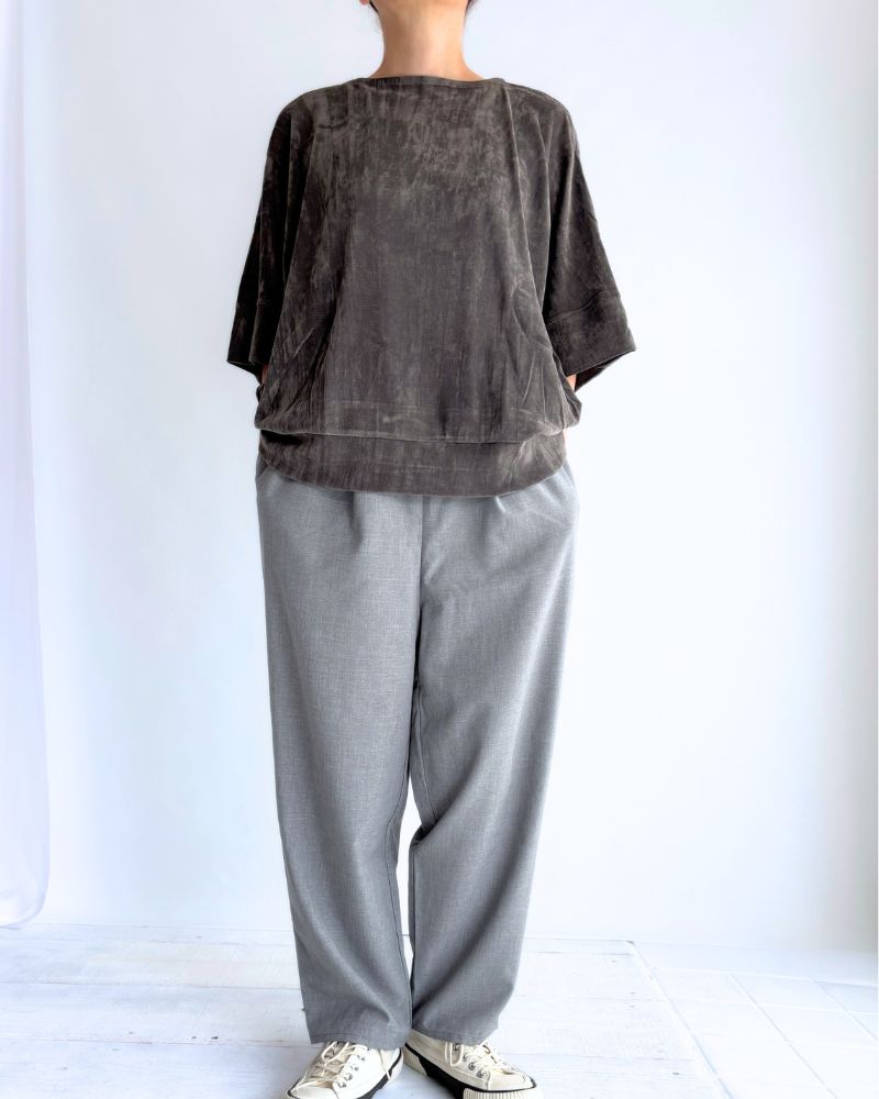 TULLE FLOCKY pullover in CharcoalGray