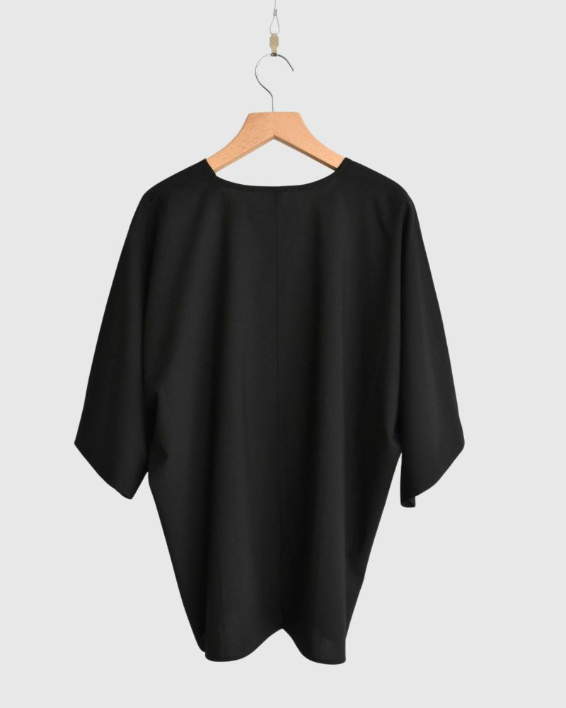 Tetoron Pullover in Black