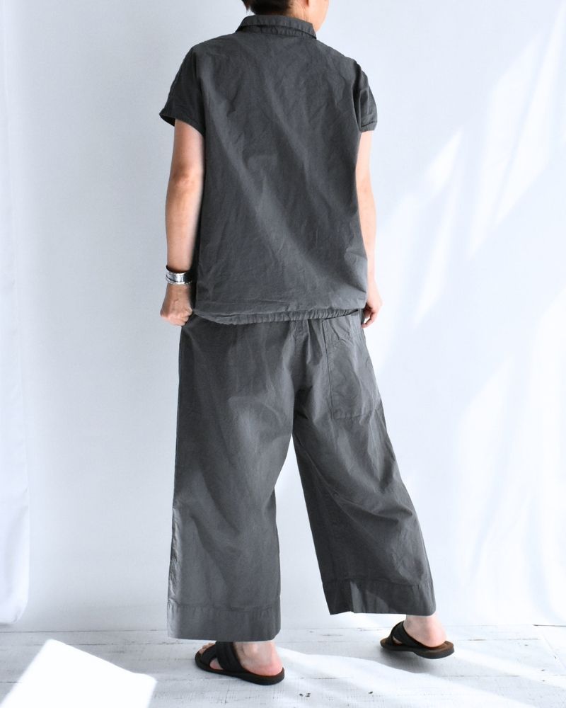 Shrink French Sleeve Shirt in Gray