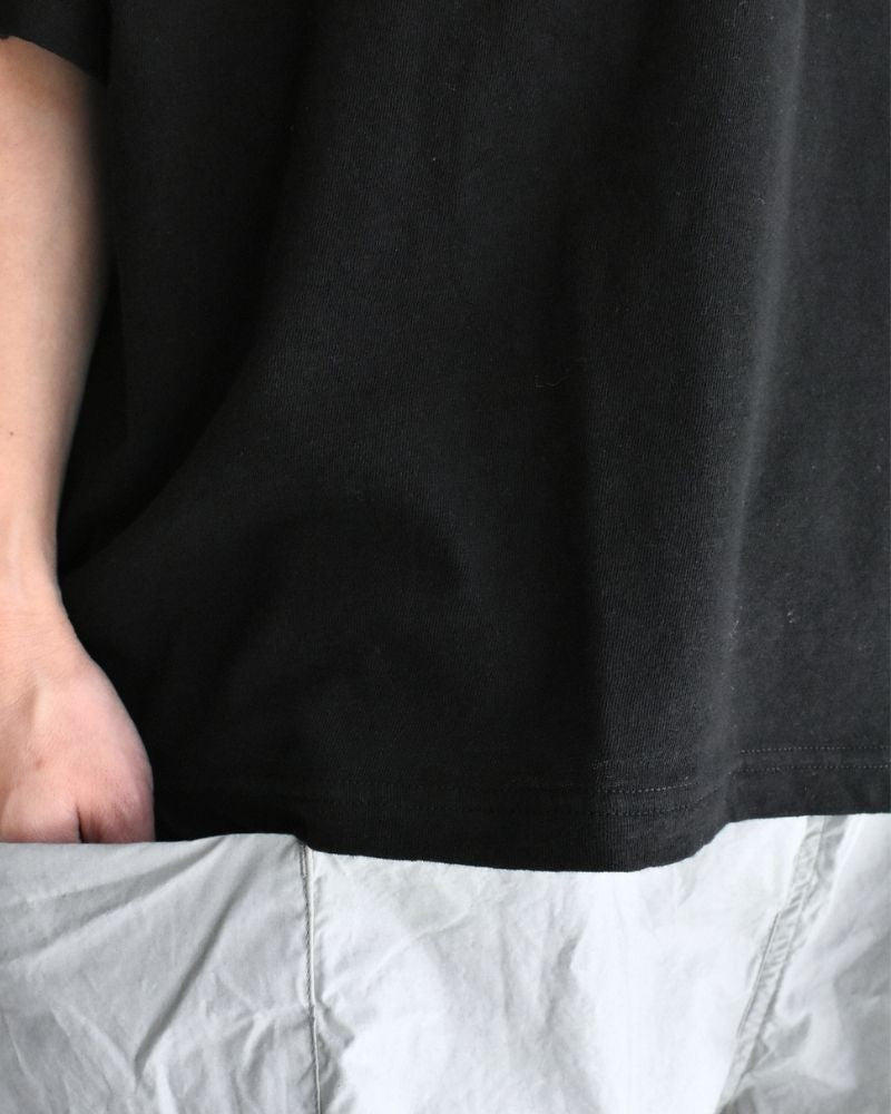 Wide T-shirt in Black