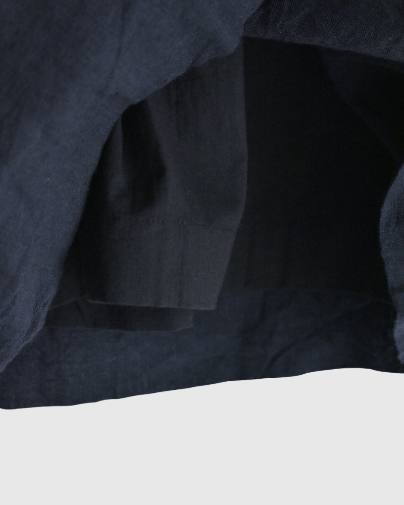 Handwoven 40 Linen Culottes in DarkNavy