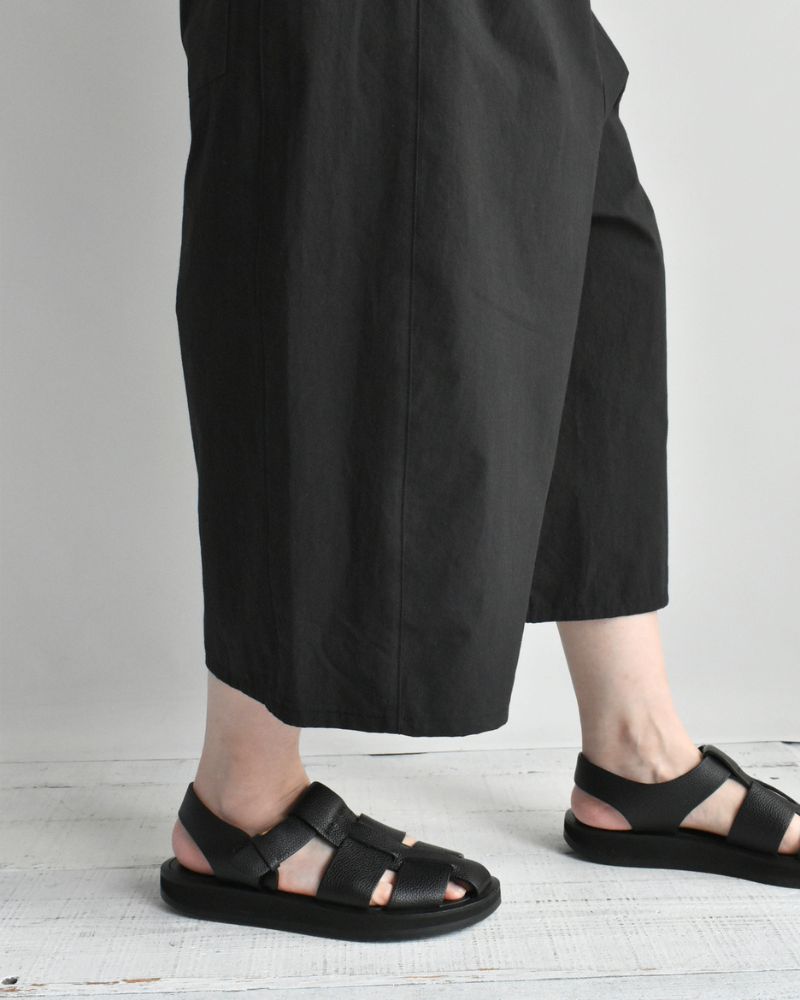 Vintage Cotton Oval Pants in Black