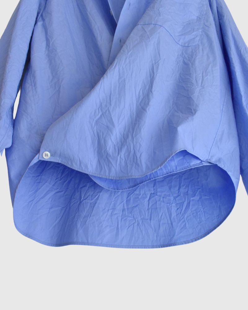 CLEA-CC 2-Way Regular Collar Shirt in Sax