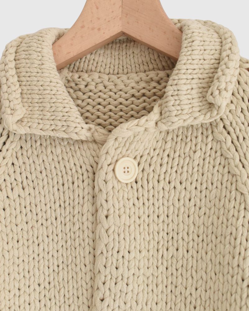 Knit jacket in Ivory