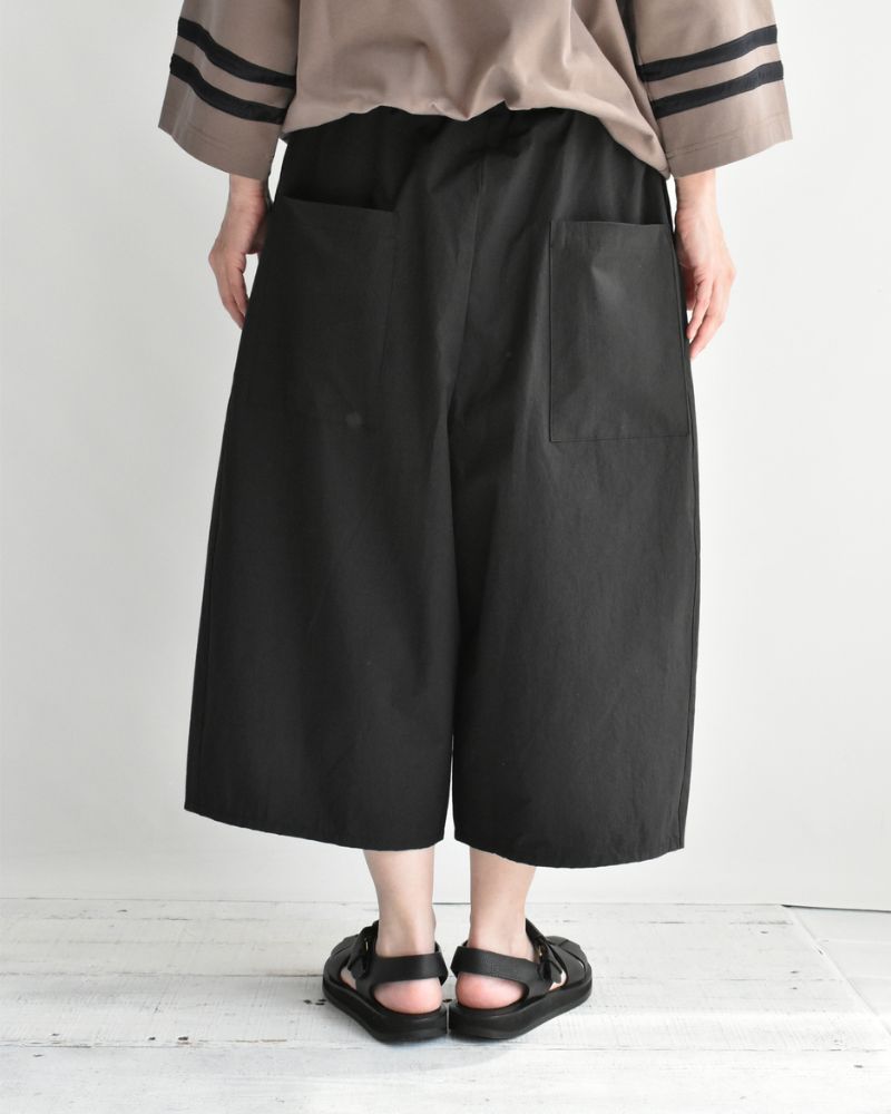 Vintage Cotton Oval Pants in Black