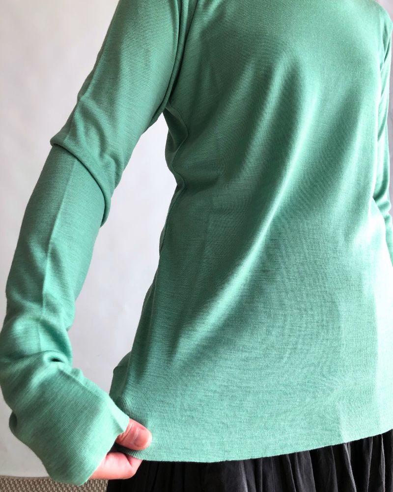 Slim fit crew neck in Green