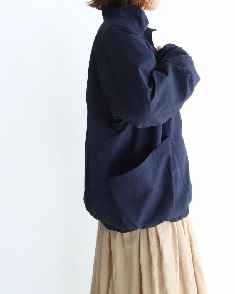 Light Shell S Taffeta Zip Jacket (MENS) in Navy