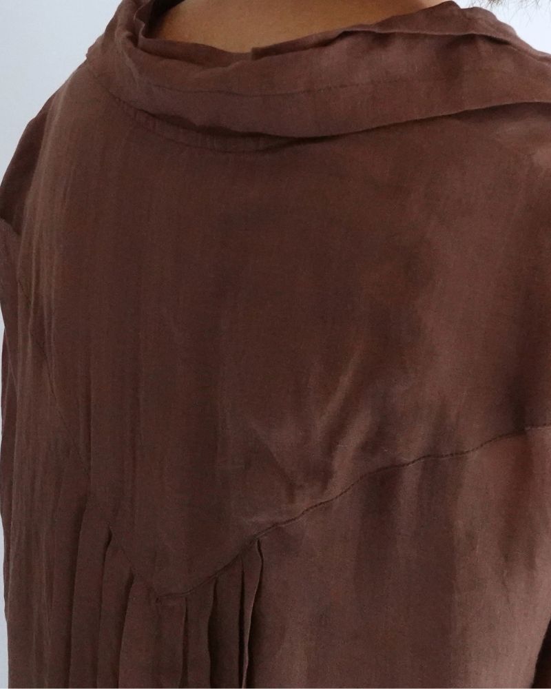 Sonia Dress in Brown