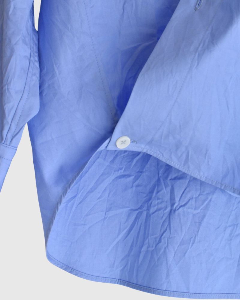 CLEA-CC 2-Way Regular Collar Shirt in Sax