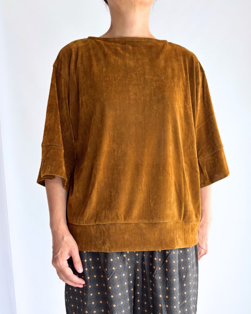 TULLE FLOCKY pullover in Camel