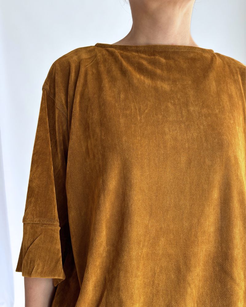 TULLE FLOCKY pullover in Camel