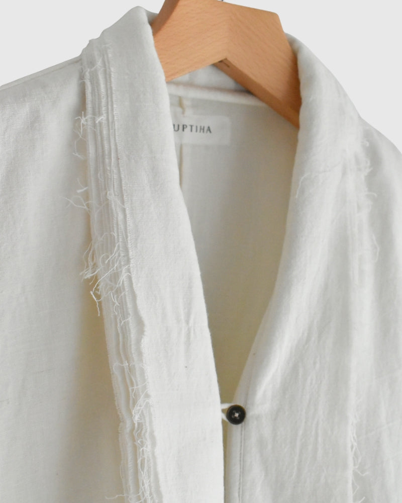 Sobokasu Khadi Jacket in White