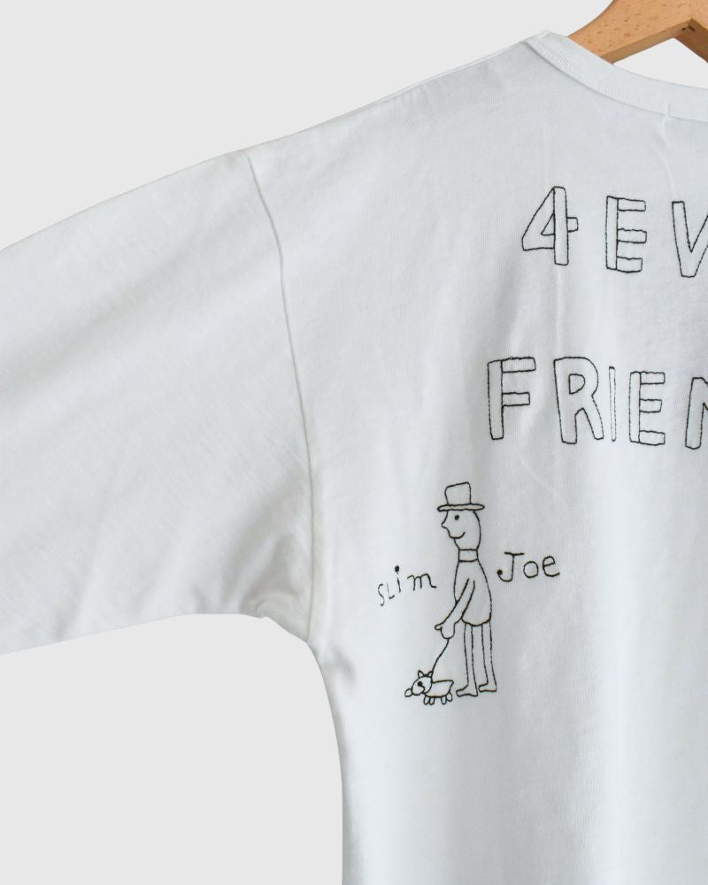 HEY Long Sleeve T-Shirt in White