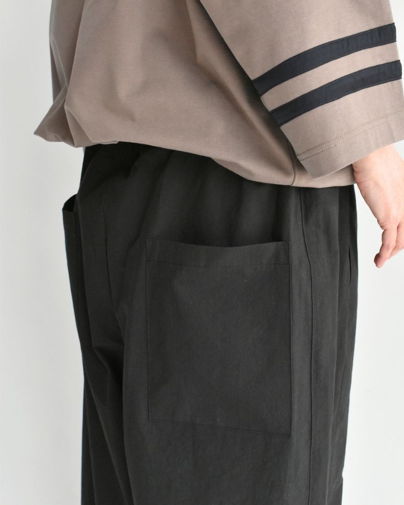 Vintage Cotton Oval Pants in Black