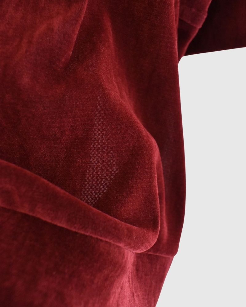 TULLE FLOCKY pullover in Bordeaux
