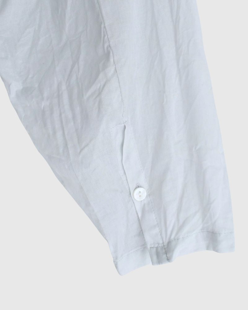 Hem Cord Adjustment Shirt in PaleBlue