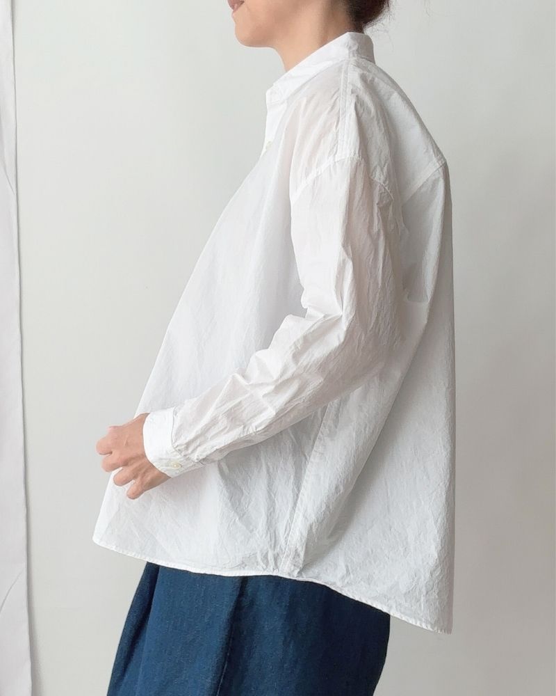 REGULAR COLLAR BIG SHIRT in White