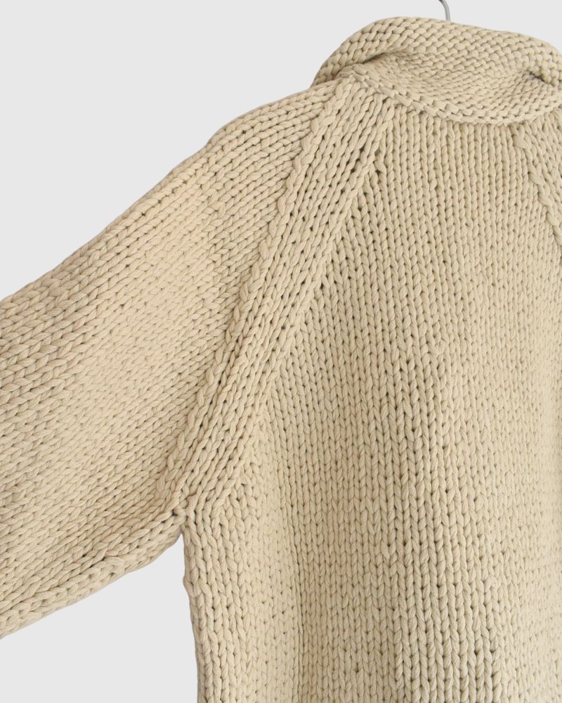 Knit jacket in Ivory