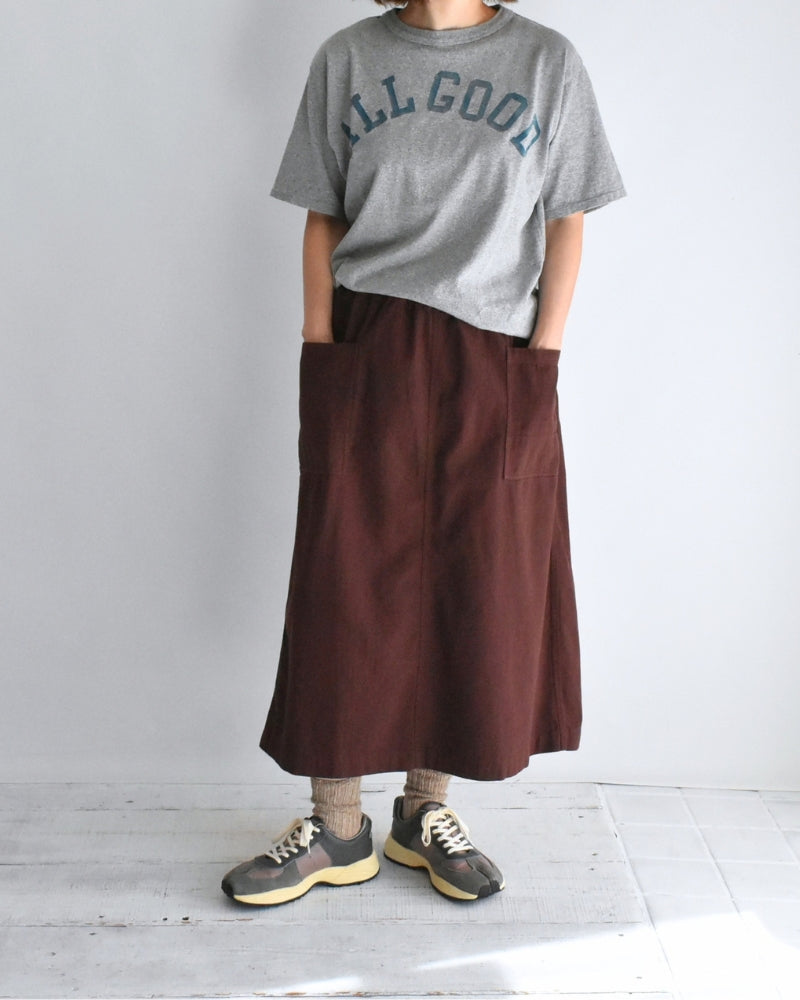 Easy Skirt in Burgundy