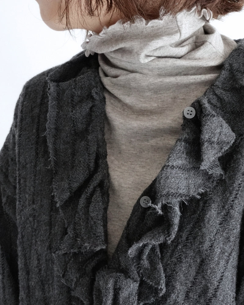 Yak Turtleneck Pullover in Greige
