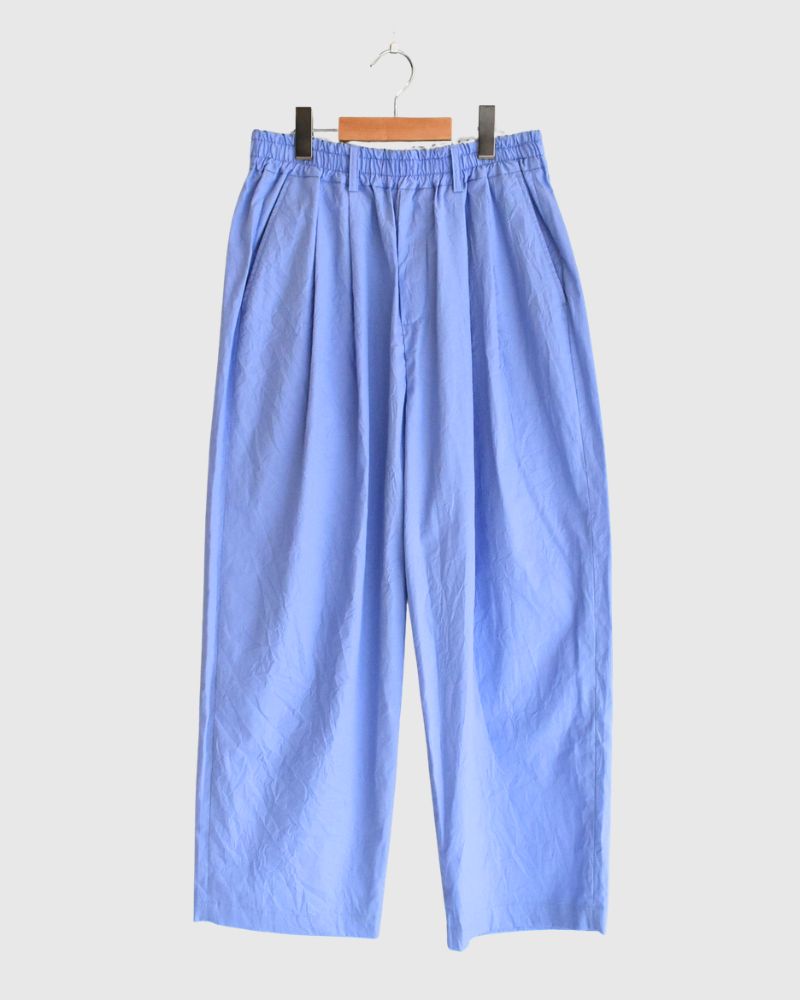 HAKU-CC Tuck Pants in Sax