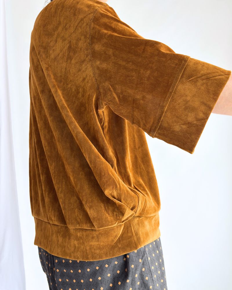 TULLE FLOCKY pullover in Camel