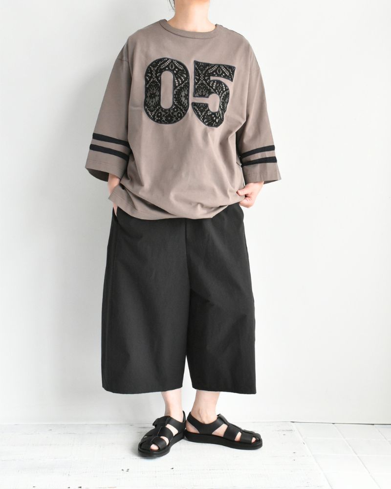 Vintage Cotton Oval Pants in Black