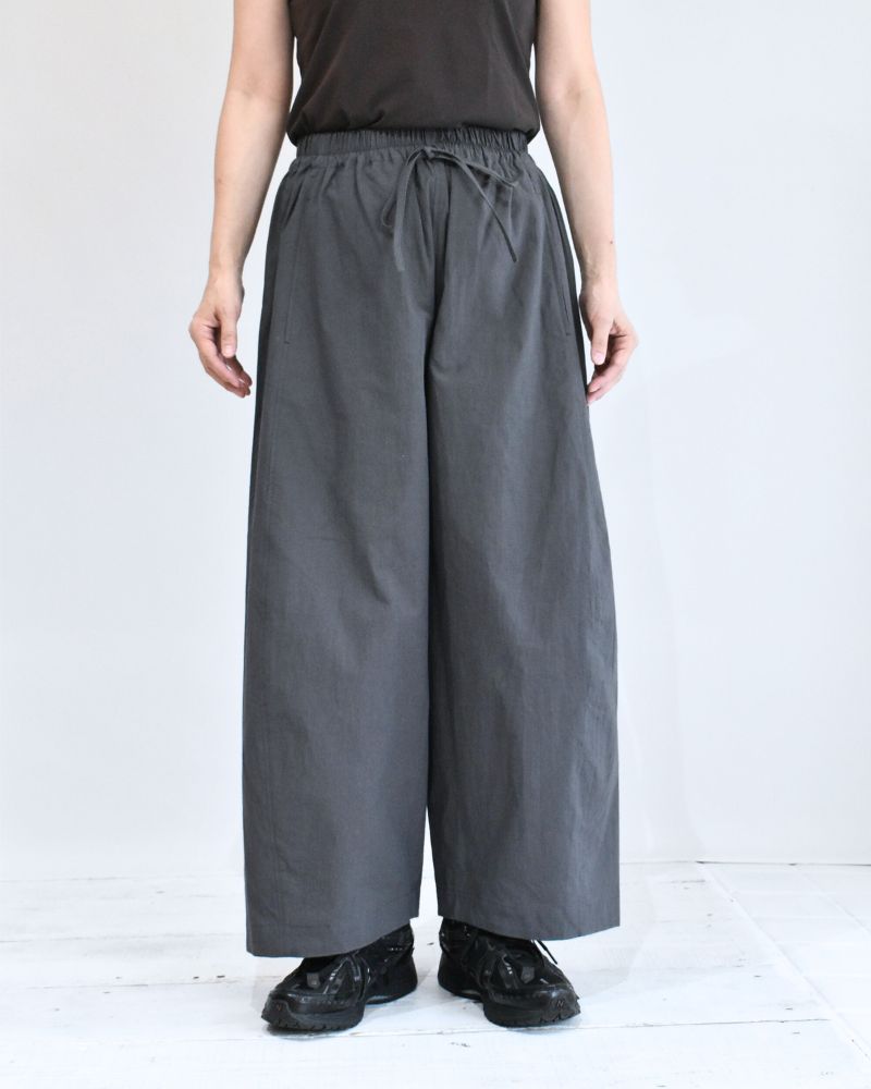 Barrel Leg Pants (Buff Cloth) in DarkGray