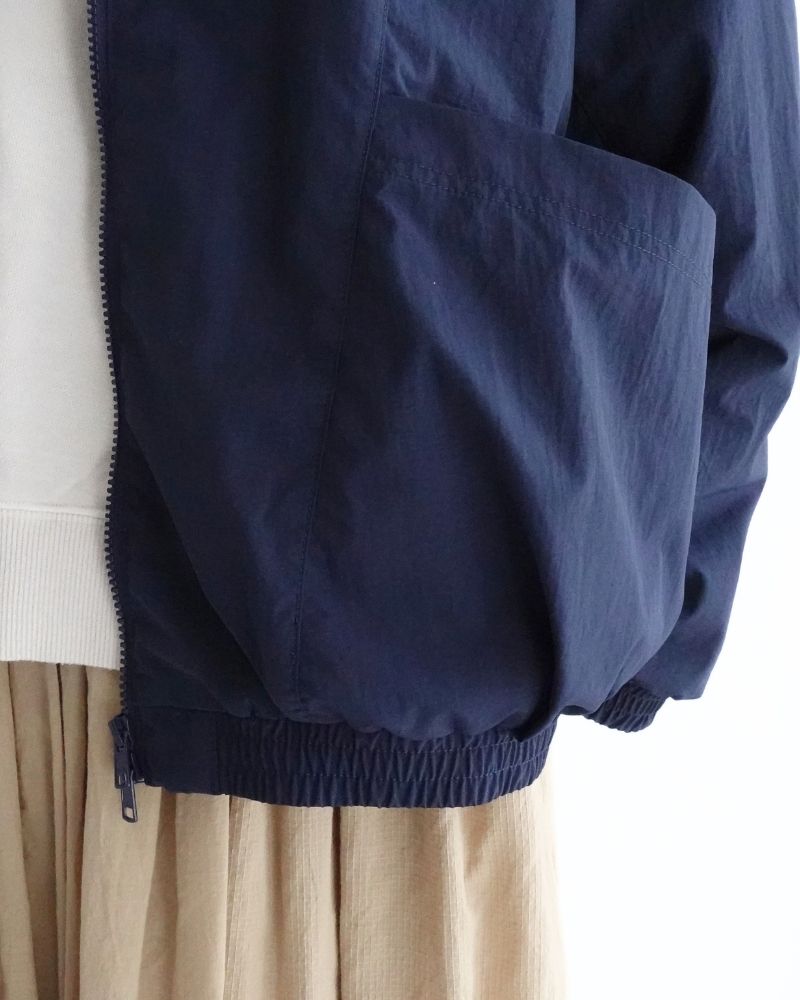 Light Shell S Taffeta Zip Jacket (MENS) in Navy