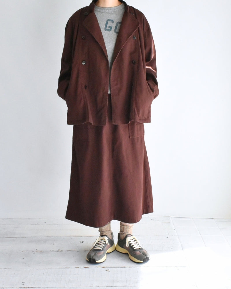 Easy Skirt in Burgundy
