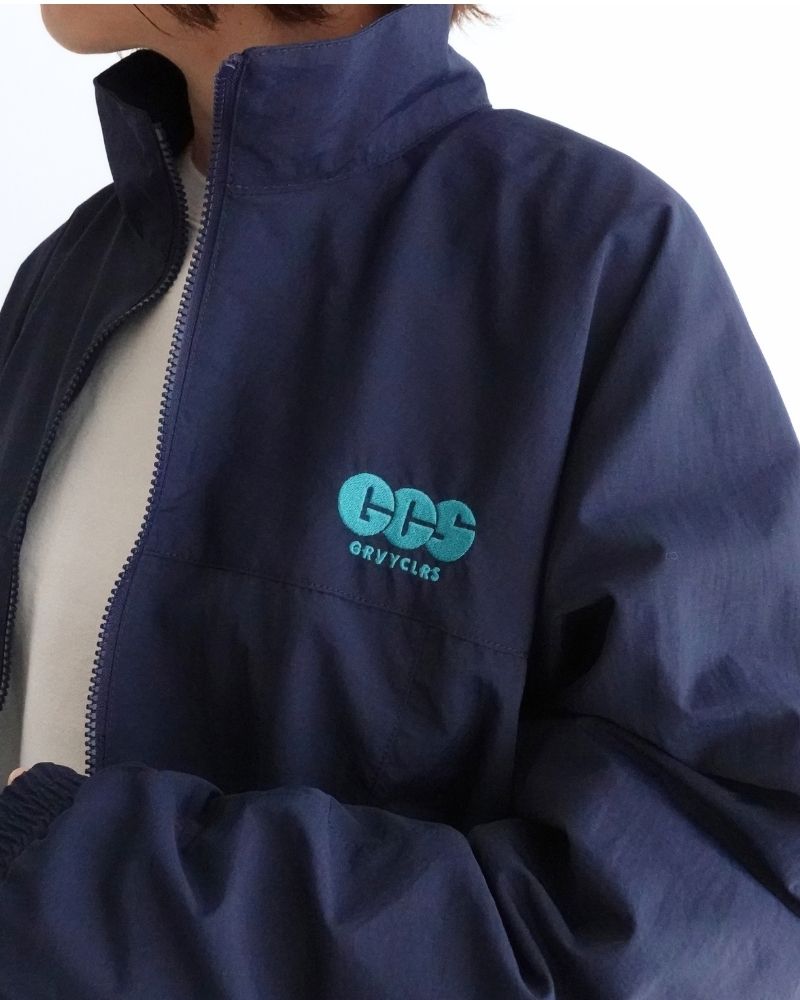 Light Shell S Taffeta Zip Jacket (MENS) in Navy
