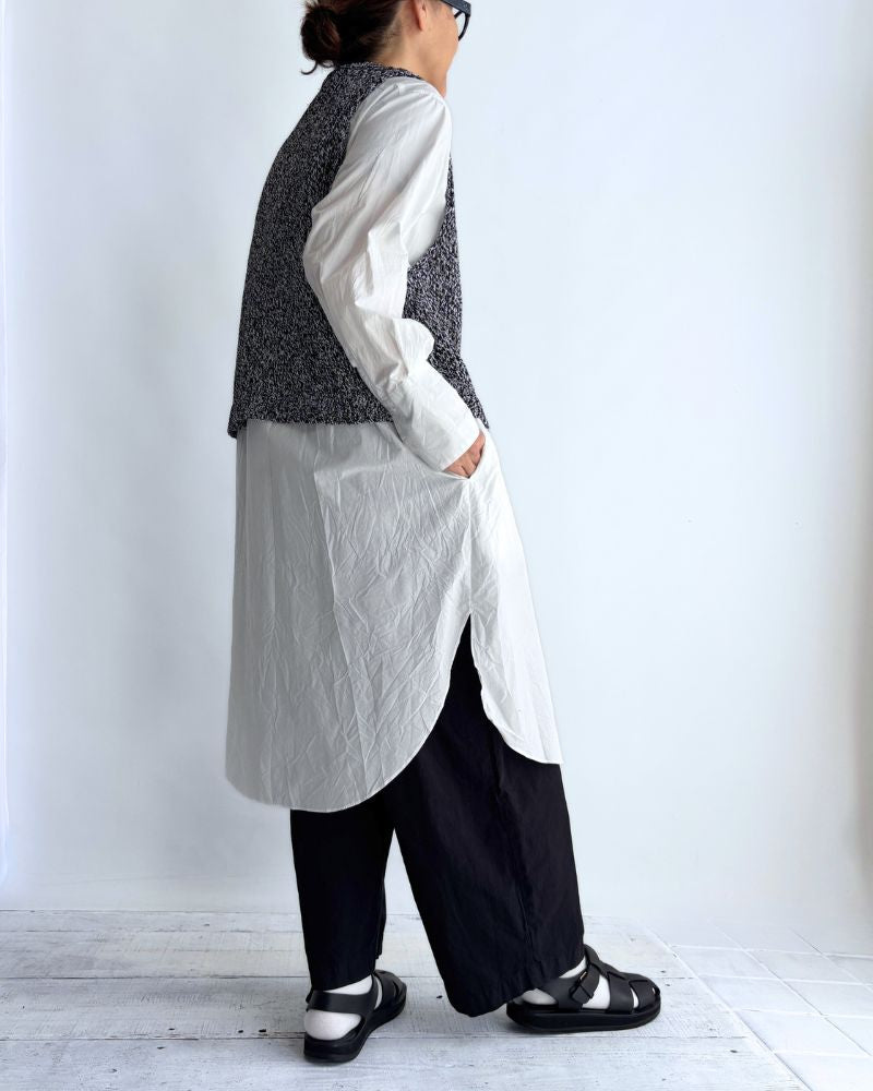 Low Gauge Gima Knit Vest in Mix