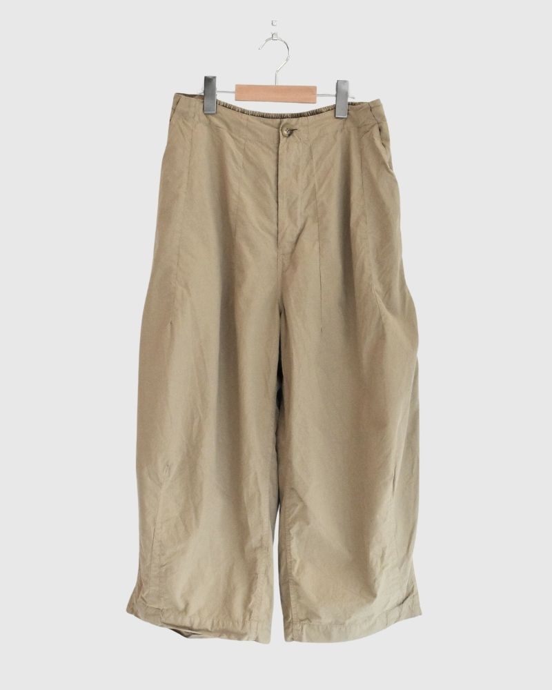 Cotton Silk Pants in Beige