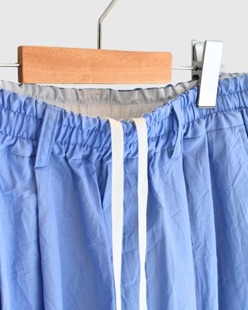 HAKU-CC Tuck Pants in Sax