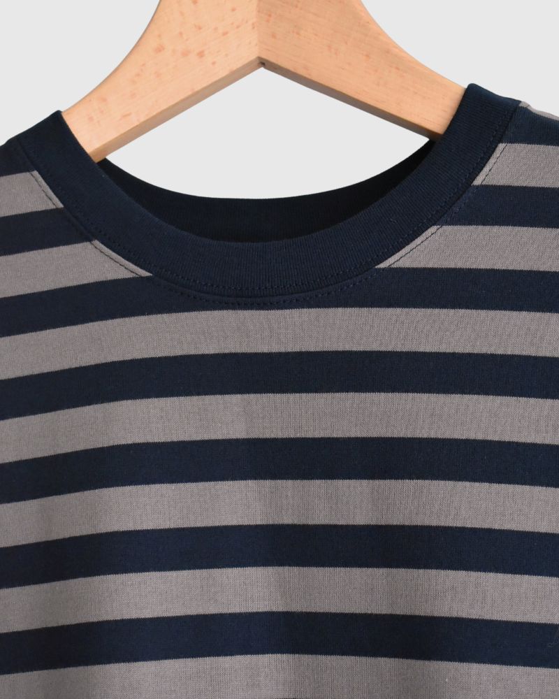 Sleeveless dress in Gray/Navy