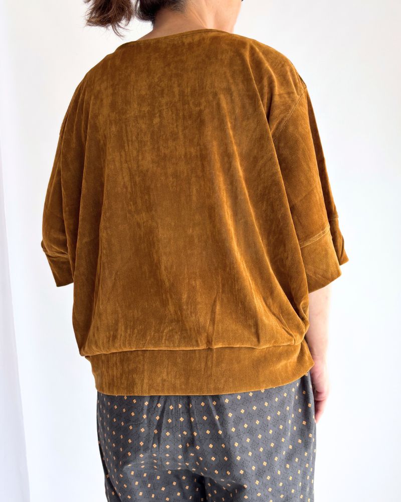 TULLE FLOCKY pullover in Camel