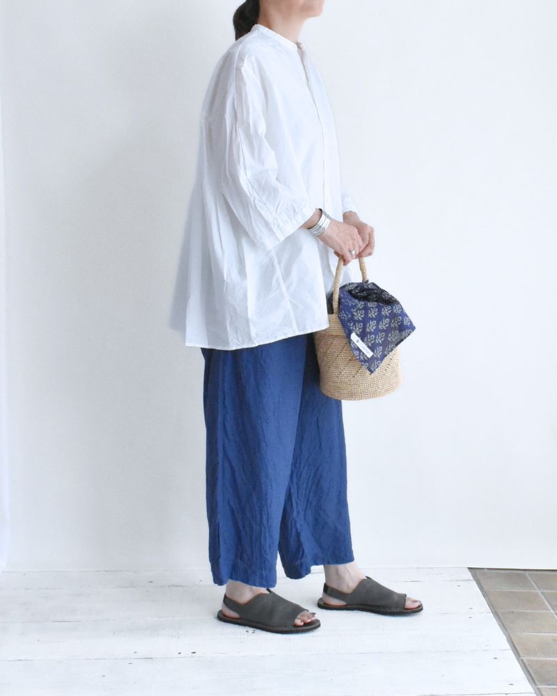 Gathered Blouse in White
