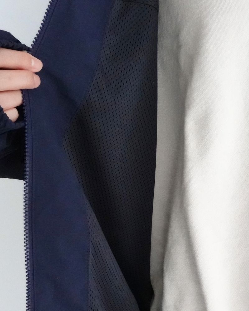 Light Shell S Taffeta Zip Jacket (MENS) in Navy