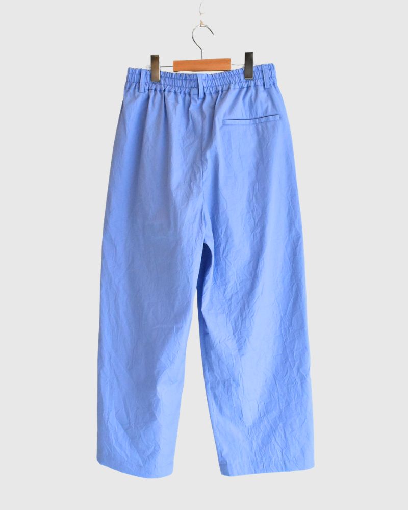 HAKU-CC Tuck Pants in Sax