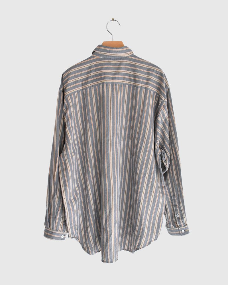 Bengal Stripe Shirt in GrayBlue