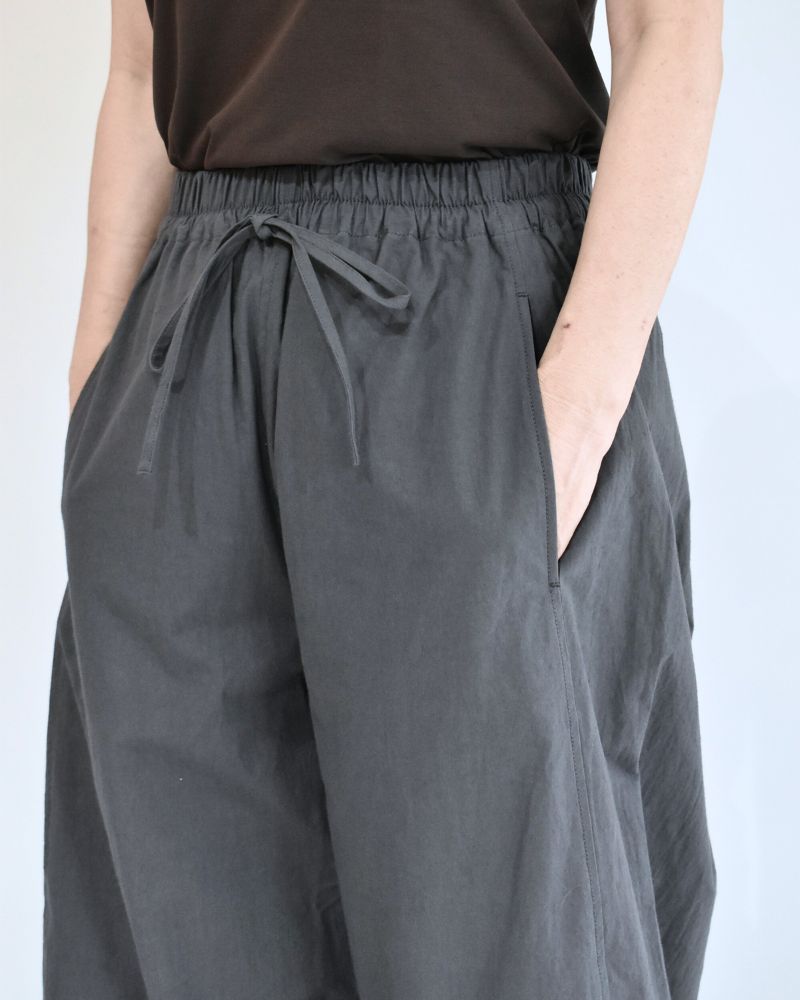 Barrel Leg Pants (Buff Cloth) in DarkGray