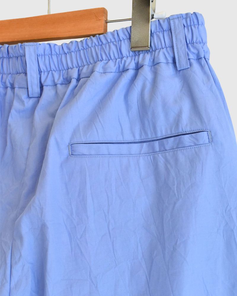 HAKU-CC Tuck Pants in Sax