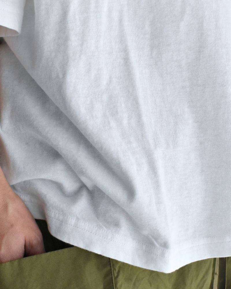 Wide T-shirt in White