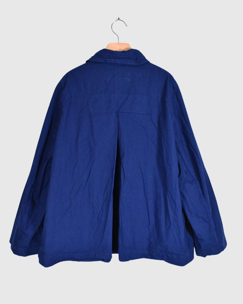 Double Button Short Coat in Nasukon